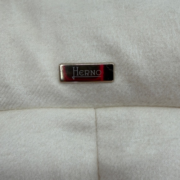 Herno Women's Piumino Donna Medio/Half Coat - Cream - 12 - New with tags - Picture 11 of 12